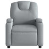 Stella Homewares Electric Massage Recliner Chair Light Grey Fabric