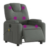 Stella Homewares Electric Massage Recliner Chair Dark Grey Fabric
