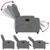 Stella Homewares Electric Massage Recliner Chair Dark Grey Fabric