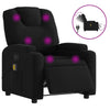 Stella Homewares Electric Massage Recliner Chair Black Fabric