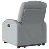 Stella Homewares Stand up Recliner Chair Light Grey Fabric