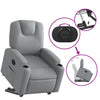 Stella Homewares Stand up Recliner Chair Light Grey Fabric