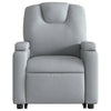 Stella Homewares Stand up Recliner Chair Light Grey Fabric