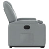 Stella Homewares Stand up Recliner Chair Light Grey Fabric