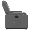Stella Homewares Stand up Recliner Chair Dark Grey Fabric