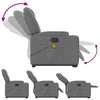 Stella Homewares Stand up Massage Recliner Chair Dark Grey Fabric