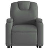 Stella Homewares Stand up Massage Recliner Chair Dark Grey Fabric
