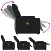 Stella Homewares Stand up Massage Recliner Chair Black Fabric