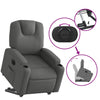 Stella Homewares Electric Stand up Recliner Chair Dark Grey Fabric