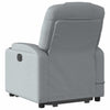 Stella Homewares Electric Stand up Massage Recliner Chair Light Grey Fabric