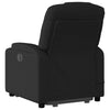 Stella Homewares Electric Stand up Massage Recliner Chair Black Fabric