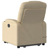 Stella Homewares Electric Stand up Massage Recliner Chair Cream Fabric