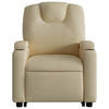 Stella Homewares Electric Stand up Massage Recliner Chair Cream Fabric