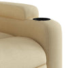 Stella Homewares Electric Stand up Massage Recliner Chair Cream Fabric