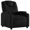 Stella Homewares Recliner Chair Black Faux Leather