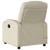 Stella Homewares Massage Recliner Chair Cream Faux Leather