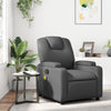 Stella Homewares Massage Recliner Chair Grey Faux Leather