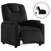 Stella Homewares Electric Recliner Chair Black Faux Leather