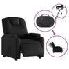 Stella Homewares Electric Recliner Chair Black Faux Leather