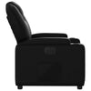 Stella Homewares Electric Recliner Chair Black Faux Leather