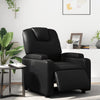Stella Homewares Electric Recliner Chair Black Faux Leather