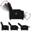 Stella Homewares Electric Massage Recliner Chair Black Faux Leather