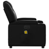 Stella Homewares Electric Massage Recliner Chair Black Faux Leather
