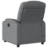 Stella Homewares Electric Massage Recliner Chair Grey Faux Leather