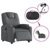 Stella Homewares Electric Massage Recliner Chair Grey Faux Leather