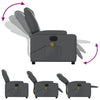 Stella Homewares Electric Massage Recliner Chair Grey Faux Leather