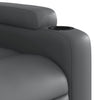 Stella Homewares Electric Massage Recliner Chair Grey Faux Leather