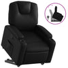 Stella Homewares Stand up Recliner Chair Black Faux Leather