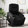 Stella Homewares Stand up Massage Recliner Chair Black Faux Leather