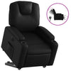 Stella Homewares Electric Stand up Recliner Chair Black Faux Leather
