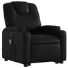 Stella Homewares Electric Stand up Massage Recliner Chair Black Faux Leather