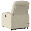 Stella Homewares Electric Stand up Massage Recliner Chair Cream Faux Leather