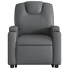 Stella Homewares Electric Stand up Massage Recliner Chair Grey Faux Leather