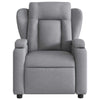 Stella Homewares Massage Recliner Chair Light Grey Fabric