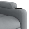 Stella Homewares Massage Recliner Chair Light Grey Fabric