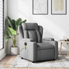 Stella Homewares Massage Recliner Chair Dark Grey Fabric