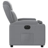 Stella Homewares Electric Recliner Chair Light Grey Fabric