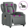 Stella Homewares Electric Massage Recliner Chair Dark Grey Fabric