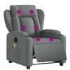 Stella Homewares Electric Massage Recliner Chair Dark Grey Fabric
