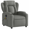 Stella Homewares Electric Massage Recliner Chair Dark Grey Fabric
