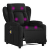 Stella Homewares Electric Massage Recliner Chair Black Fabric