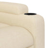 Stella Homewares Electric Massage Recliner Chair Cream Fabric
