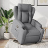 Stella Homewares Stand up Recliner Chair Light Grey Fabric