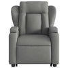 Stella Homewares Stand up Massage Recliner Chair Dark Grey Fabric