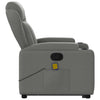 Stella Homewares Stand up Massage Recliner Chair Dark Grey Fabric