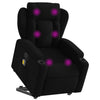 Stella Homewares Stand up Massage Recliner Chair Black Fabric